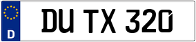 Truck License Plate